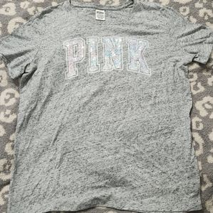 VS PINK sequin t